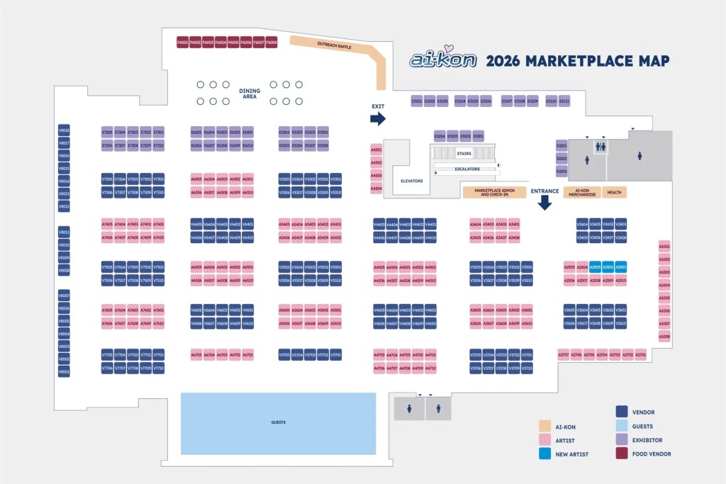 Ai-Kon 2026 Map